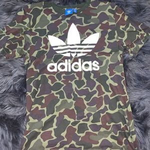 Camo Adidas T shirt